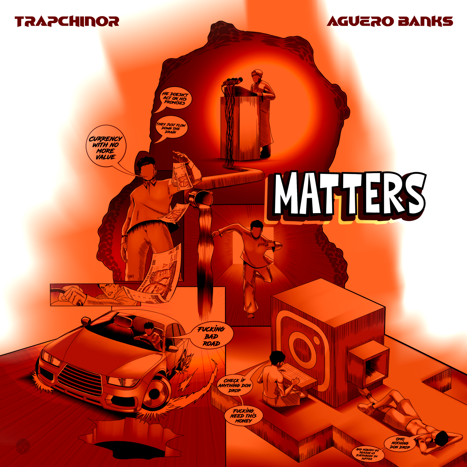 TrapChinor - Matters Ft. Aguero Banks