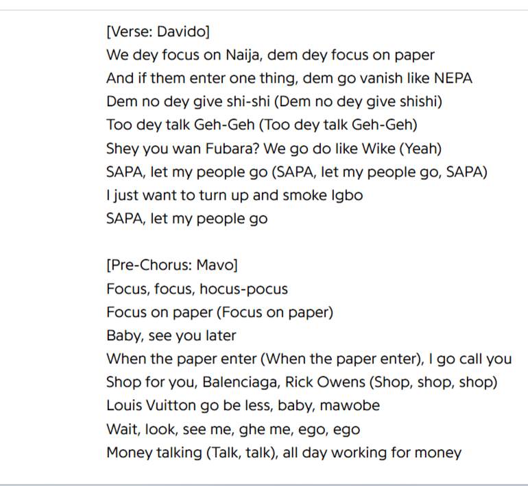 Mavo Ft Davido – Shakabulizzy II (Remix) Lyrics